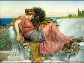 maryllis 1903 Dama neoclásica John William Godward Pinturas al óleo